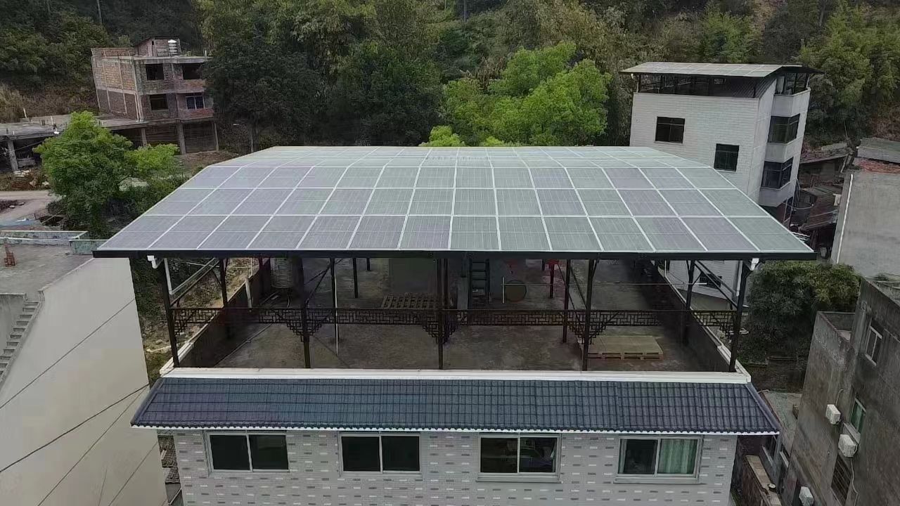 绵阳15kw+10kwh自建别墅家庭光伏储能系统